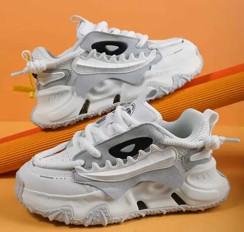 White & Grey Men's casual sneaker Sneakers For Men Sneakers For Men  (Grey , 8)